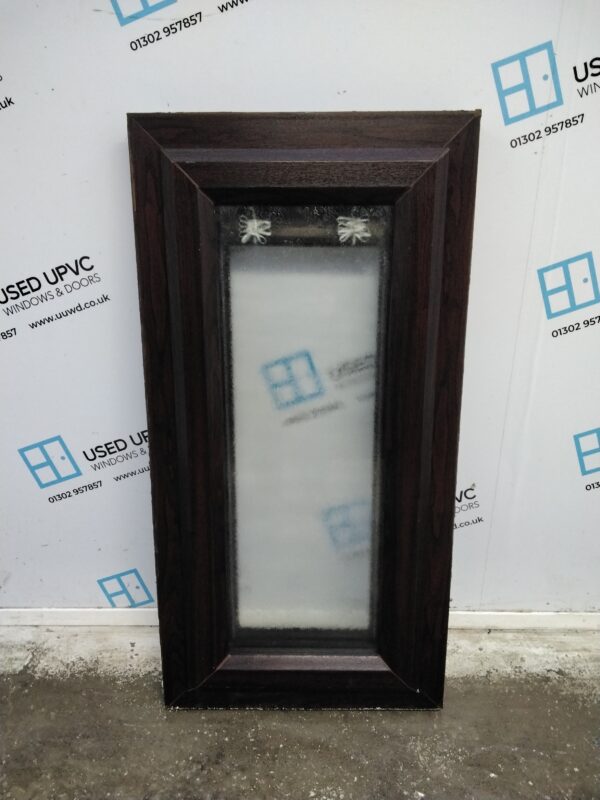 Used Rosewood Upvc Window 510mm x 1015mm A0015