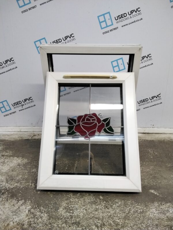 Used White Upvc Window 590mm x 720mm W0503 - Image 3
