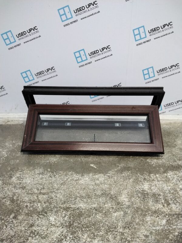 Used Woodgrain Upvc Window 1010mm x 415mm A0044 - Image 3