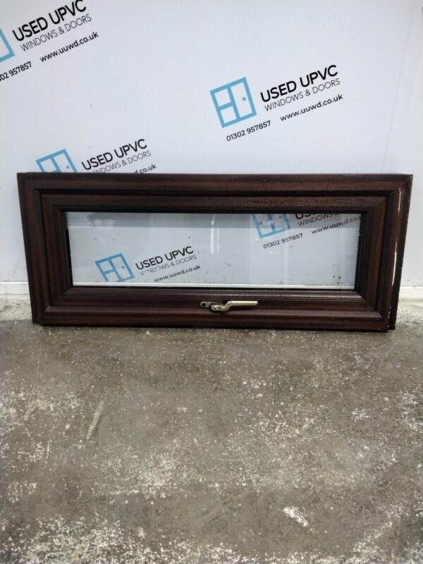 Used Woodgrain Upvc Window 1010mm x 415mm A0044 - Image 2