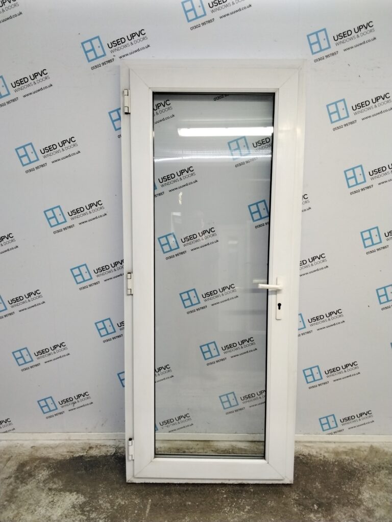 Used White Upvc Outward Opening Back Door 850mm x 2070mm C1D031 | Used ...