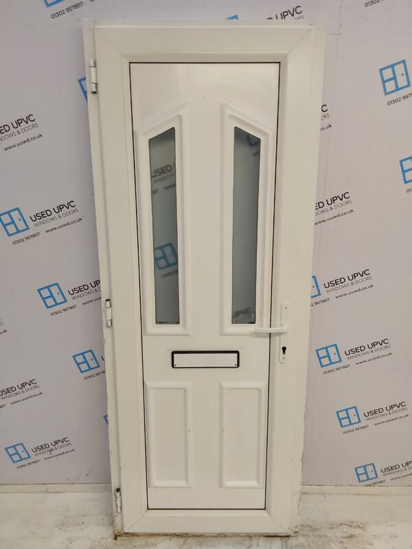 Used White Upvc Front Door 790mm x 2015mm C1D003 - Image 2
