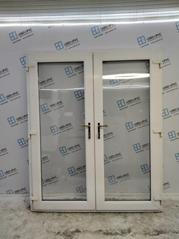 Used White Upvc French Doors 1700mm x 2070mm EA2