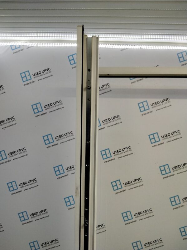 Used White Upvc French Doors 1700mm x 2070mm EA2 - Image 4