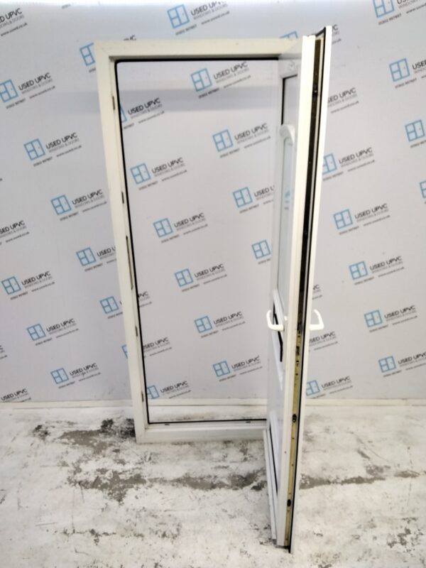 Used White Upvc Front Door 840mm x 2065mm 0458 - Image 3