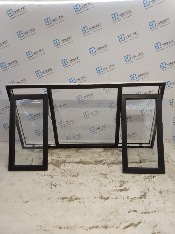 Used Anthracite Grey Upvc Window 2360mm x 1230mm LW0016 - Image 3