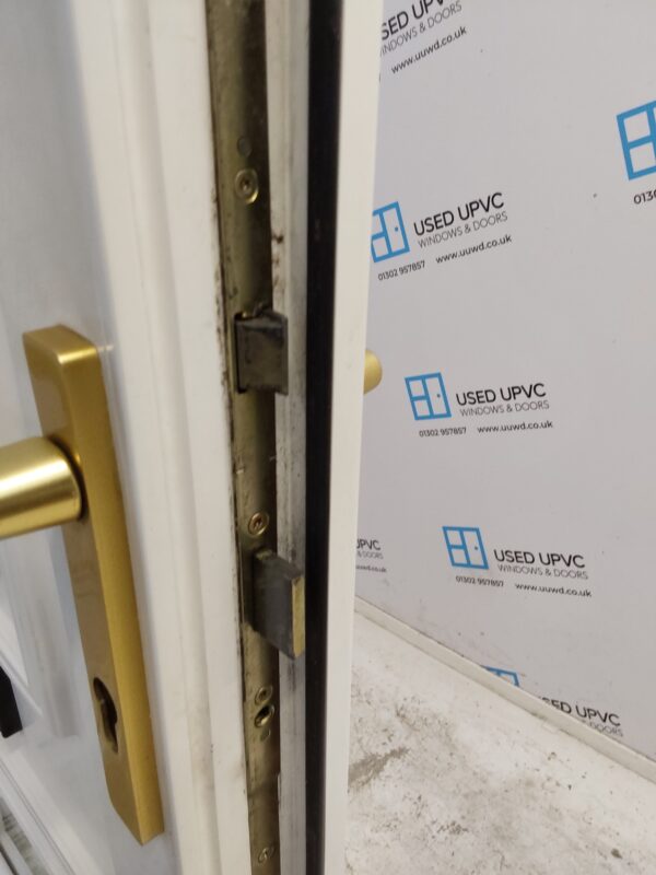 Used White Upvc Front Door And Side Panel 1245mm x 2035mm DS051 - Image 6