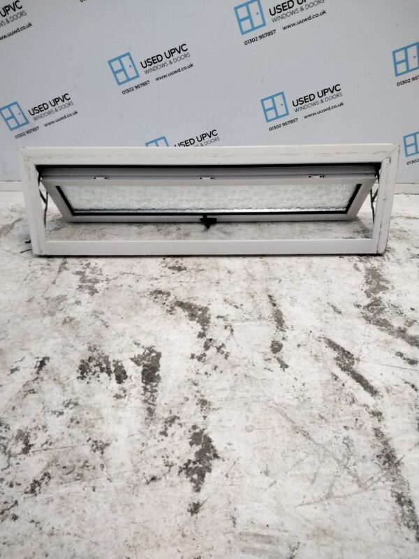 Used white upvc window 1220mm x 350mm W0286 - Image 3
