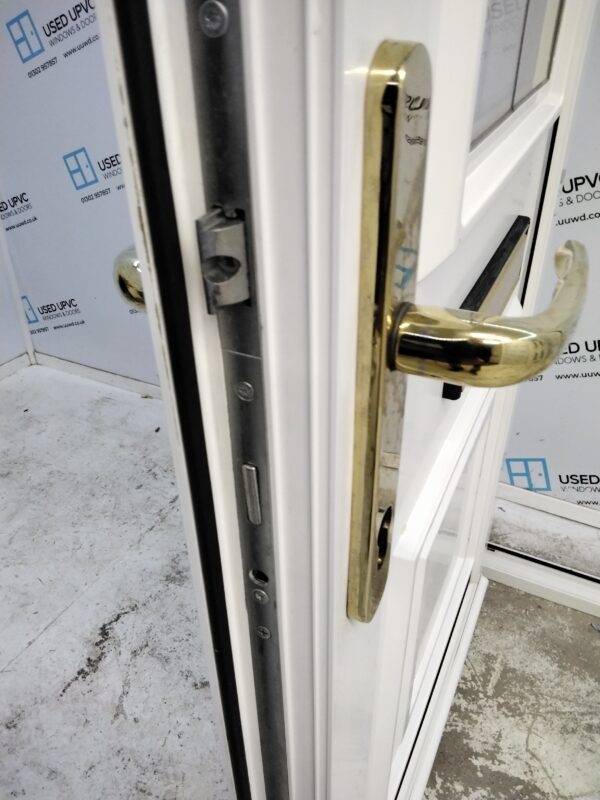 Used White Upvc Front Door 930mm x 2075mm (Reduce To 910mm) 0735 - Image 5
