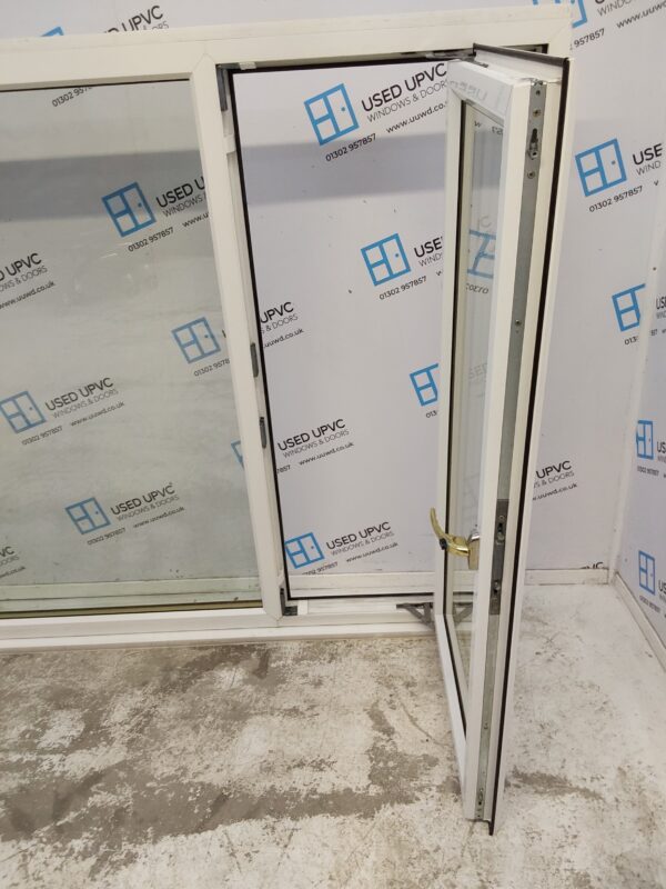 Used White Upvc Window 2355mm x 1370mm (Reduce To 1350mm) LW0011 - Image 4