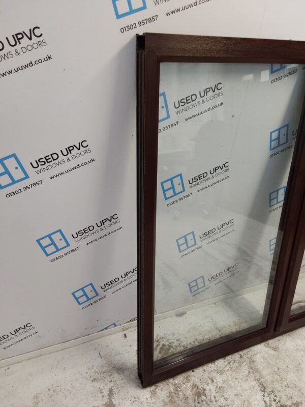 Used Rosewood Upvc Window 1410mm x 1360mm LW0082 - Image 4