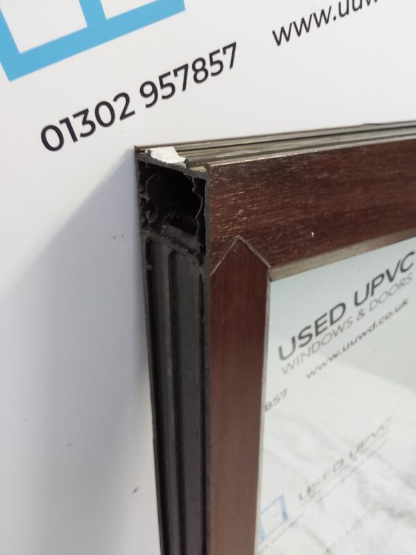 Used Rosewood Upvc Window 1410mm x 1360mm LW0082 - Image 5