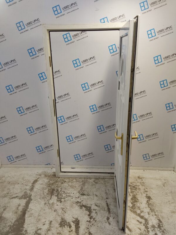 Used White Upvc Back Door 920mm x 2015mm 0648 - Image 3