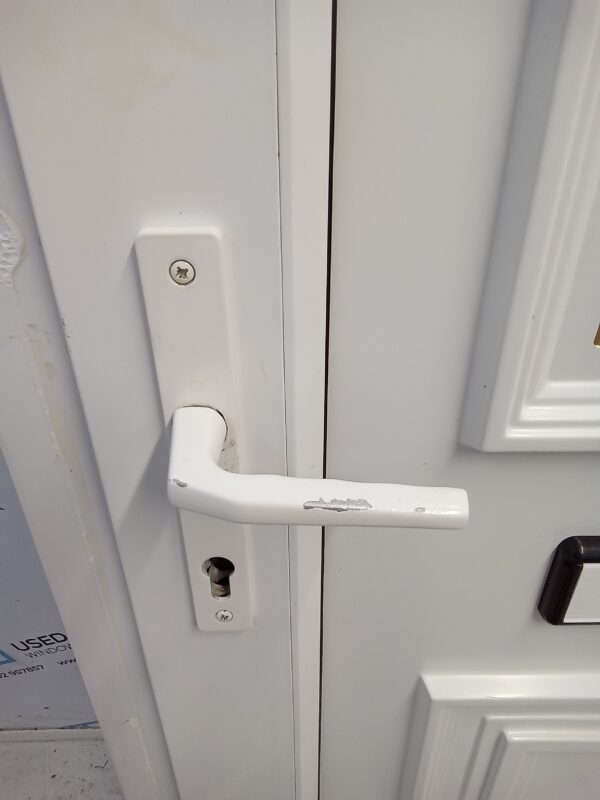 Used White Upvc Front Door 910mm x 1995mm 0521 - Image 8