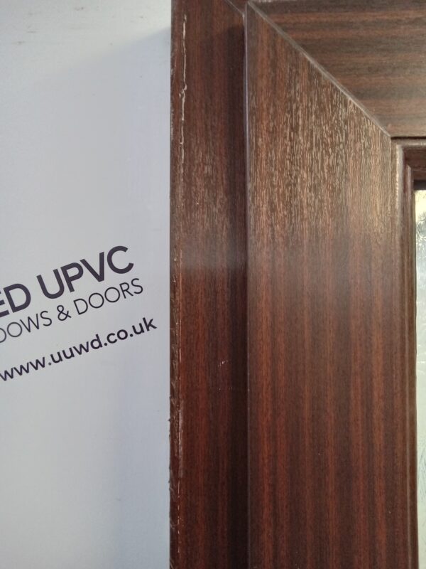 Used Woodgrain Upvc Back Door And Rosewood panel 915mm x 2025mm (Reduce To 890mm) 0029 - Image 12