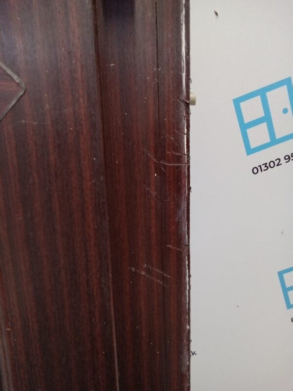 Used Woodgrain Upvc Back Door And Rosewood panel 915mm x 2025mm (Reduce To 890mm) 0029 - Image 14