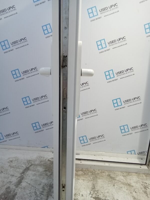 Used White Upvc Front Door 910mm x 2000mm (Reduce To 890mm) 0548 - Image 5