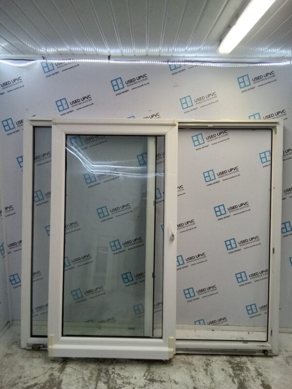 Used White Upvc Sliding Patio Doors 2140mm x 1940mm (Reduce To 1925mm) EA2 - Image 5