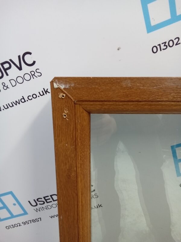 Used Oak Upvc Window 1195mm x 1005mm LW0132 - Image 6