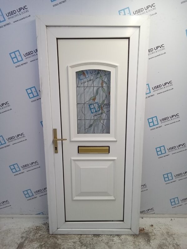 Used White Upvc Front Door 920mm x 2050mm 0050
