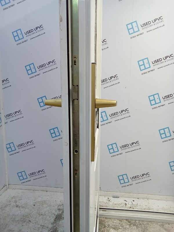 Used White Upvc Front Door 920mm x 2050mm 0050 - Image 5