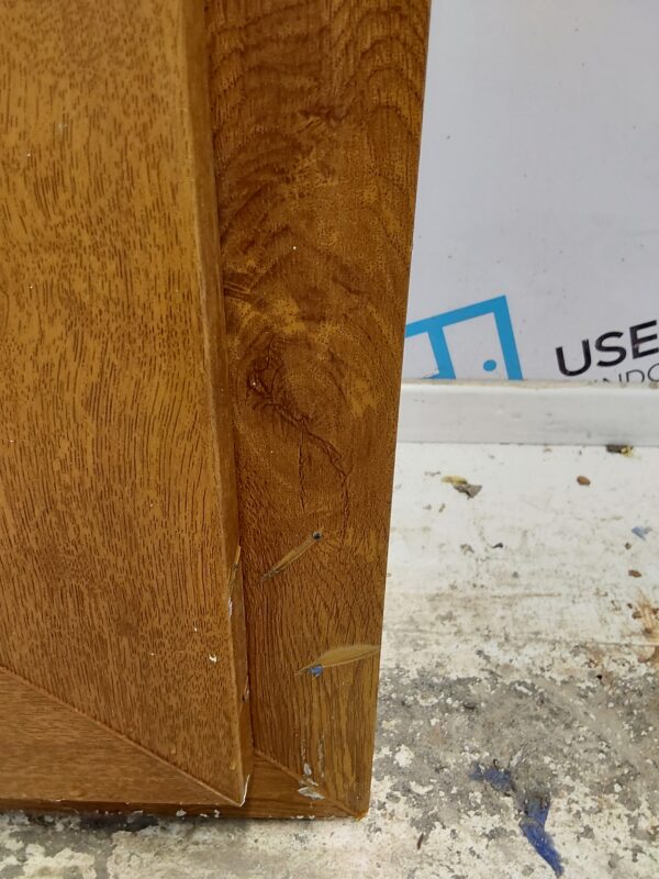 Used Oak Upvc Front Door 915mm x 2055mm (Reduce To 895mm) 0179 - Image 11