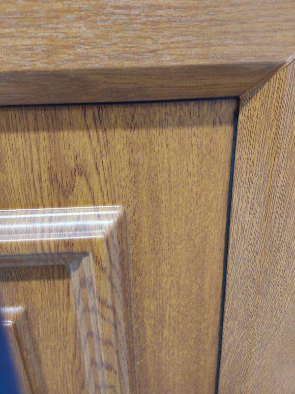 Used Oak Upvc Front Door 915mm x 2055mm (Reduce To 895mm) 0179 - Image 7