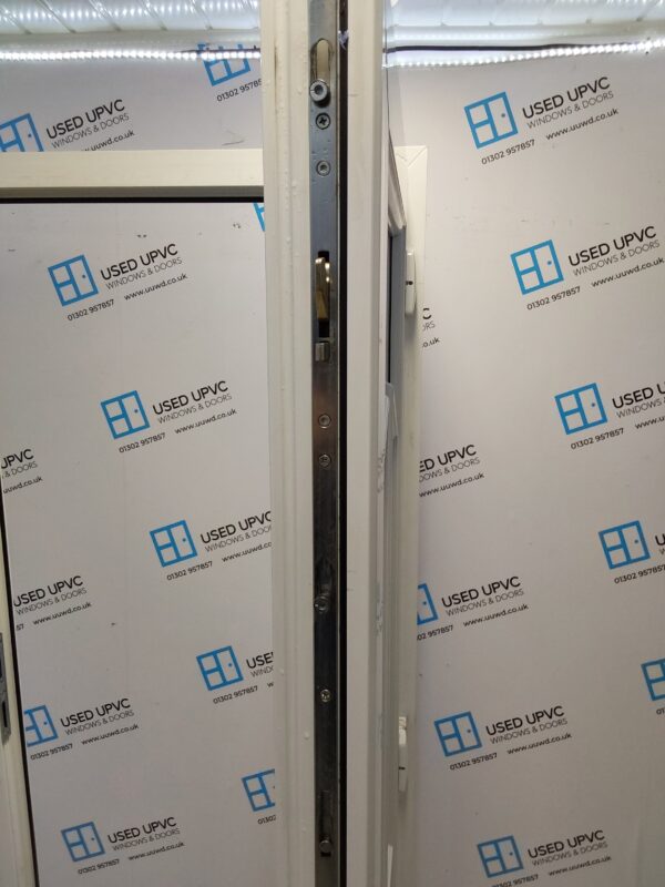Used White Upvc Back Door 850mm x 2075mm  0256 - Image 4