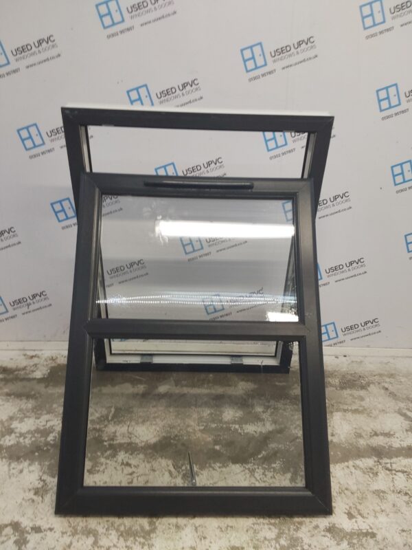 Used Anthracite Grey Upvc Window 900mm x 1165mm LW0108 - Image 2