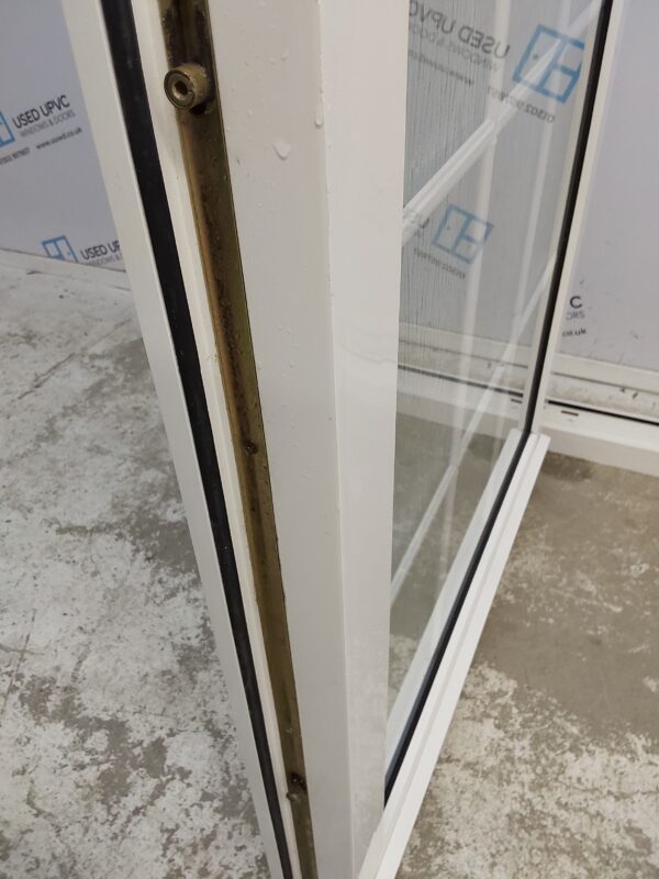 Used White Upvc Full Glass Back Door 925mm x 2040mm 0357 - Image 8