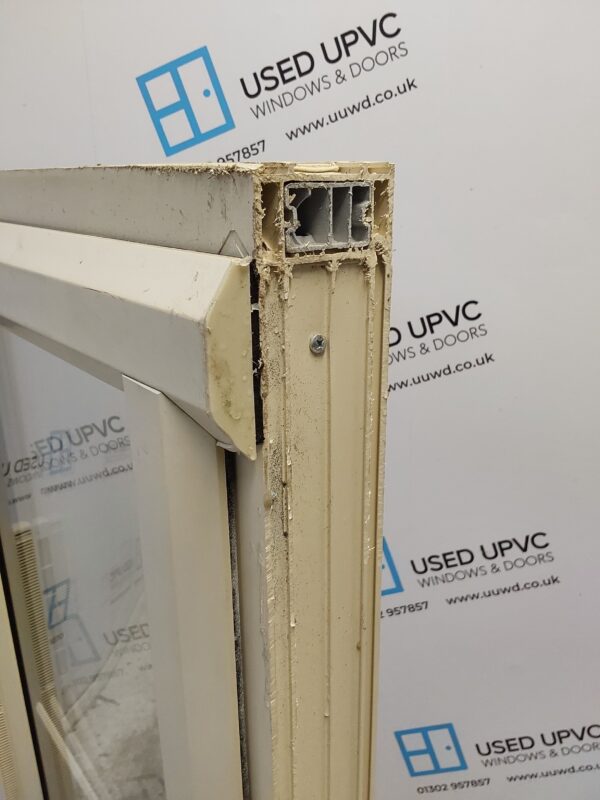 Used Cream Upvc Window 1215mm x 600mm W0465 - Image 5