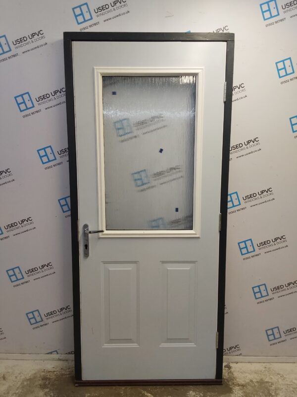 Brand New Light Duck Egg Blue Composite Back Door 935mm x 2095mm ND70 - Image 2