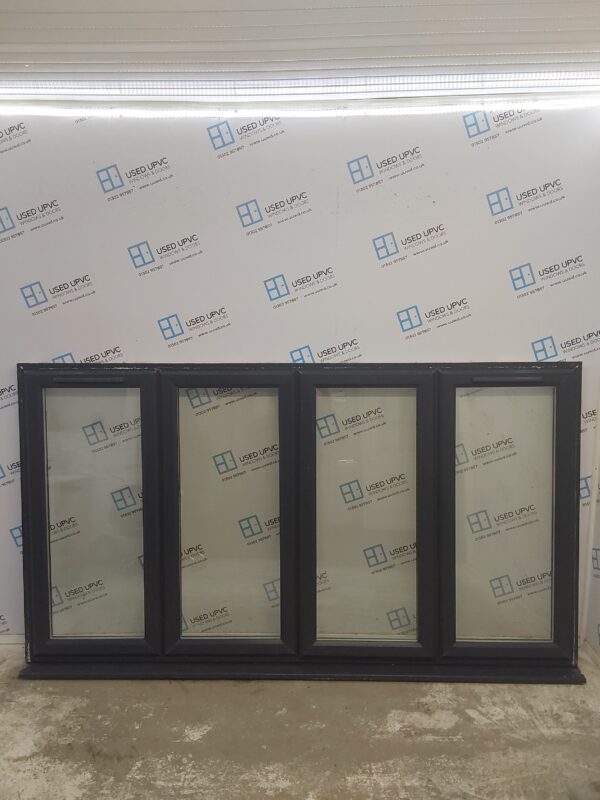 Used Anthracite Grey Upvc Window 2415mm x 1350mm LW0025