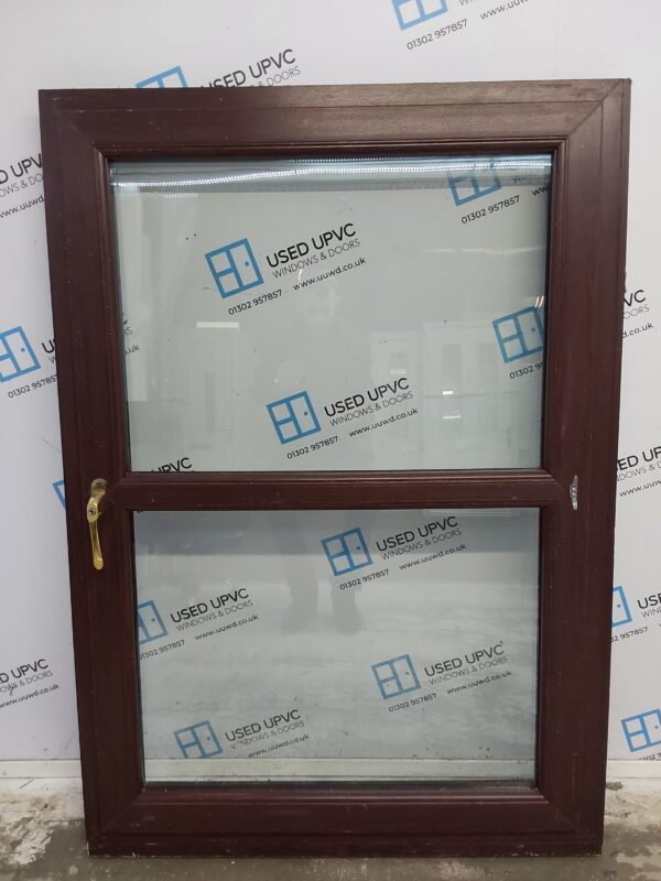 Used Rosewood Upvc Tilt And Turn Window 1065mm x 1510mm (reduce to 1050mm x 1480mm) C5021 - Image 2