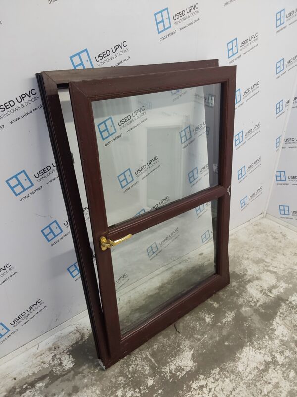 Used Rosewood Upvc Tilt And Turn Window 1065mm x 1510mm (reduce to 1050mm x 1480mm) C5021 - Image 3