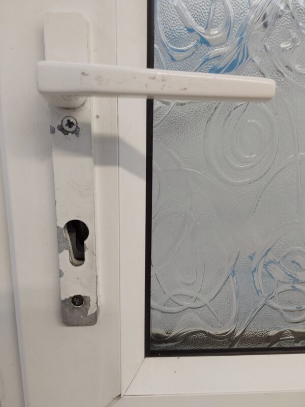 Used White Upvc Back Door 850mm x 2020mm 0357 - Image 5