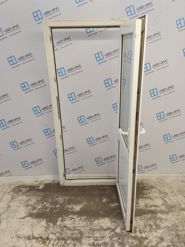 Used White Upvc Back Door 850mm x 2020mm 0357 - Image 3