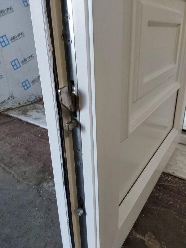 Used White Upvc Front Door And Toplight 850mm x 2600mm (reduce to 835mm) 0191 - Image 7