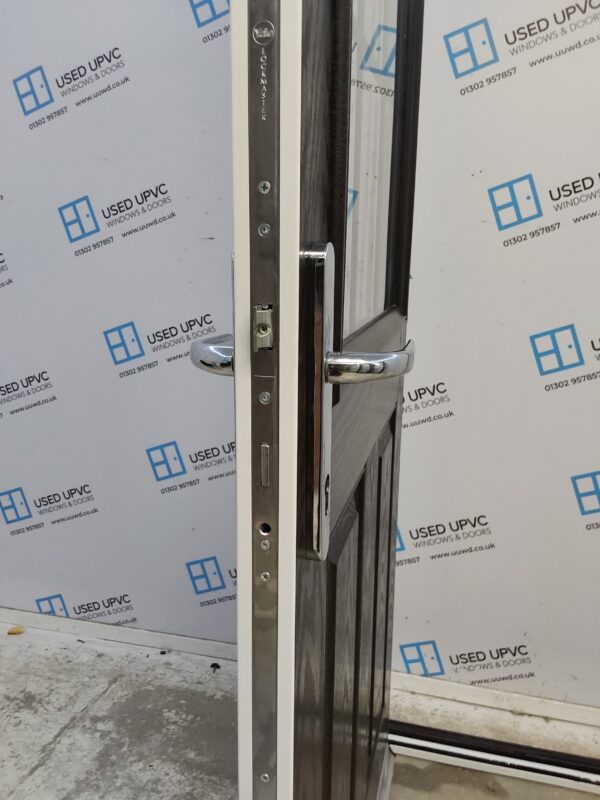 Brand New Black Composite Back Door 900mm x 2075mm ND128 - Image 5