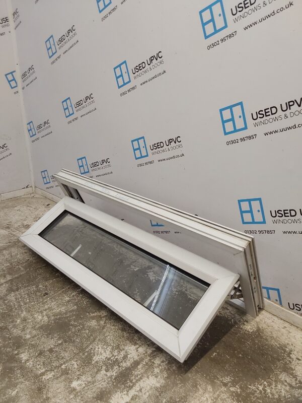 Used White Upvc Window 1090mm x 365mm C2B004 - Image 3