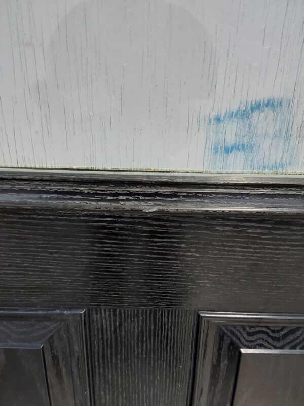 Used Black Composite Back Door 900mm x 2070mm (Reduce To 860mm) 0562 - Image 8