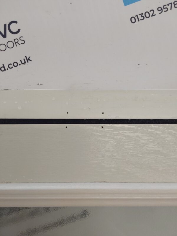 Used White Composite Back Door 910mm x 2075mm 0589 - Image 8