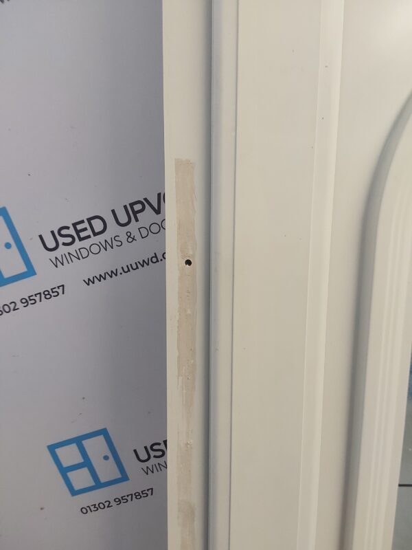 Used White Upvc Front Door And Toplight 860mm x 2320mm 0222 - Image 8