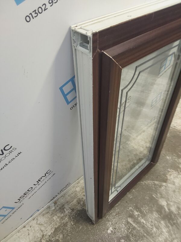 Used Woodgrain Upvc Window 600mm x 1020mm W0329 - Image 5