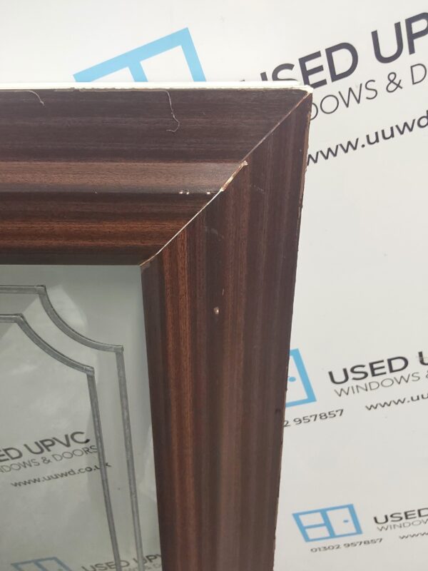 Used Woodgrain Upvc Window 600mm x 1020mm W0329 - Image 6