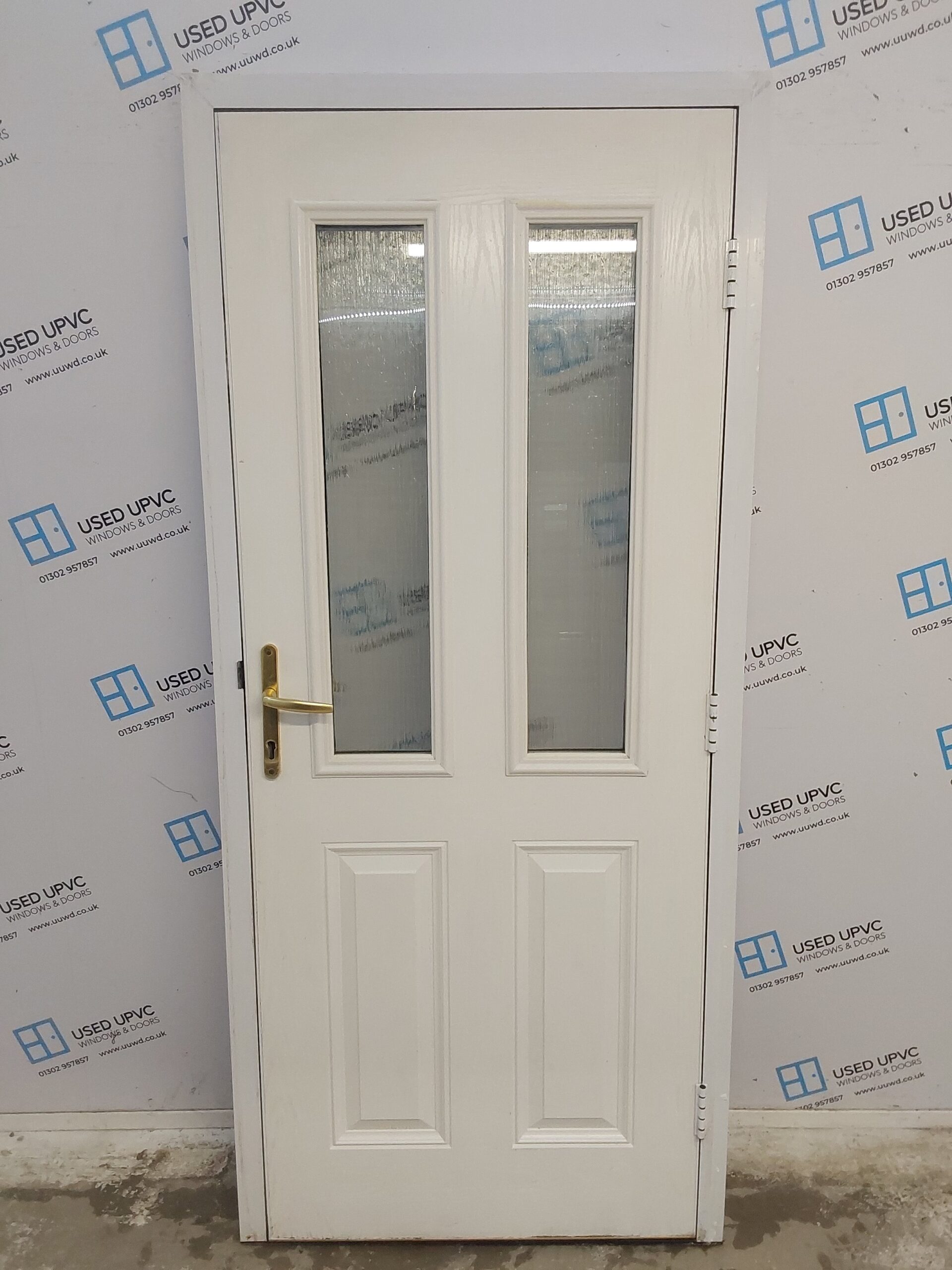 Used White Composite Door 925mm x 2075mm 0276 | Used UPVC Windows & Doors