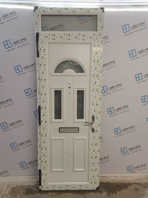 Brand New Black Upvc Front Door And Toplight 840mm x 2360mm ND149 - Image 2