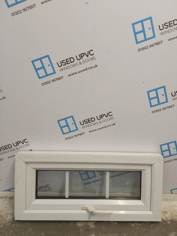 Used White Upvc Window 800mm x 355mm W0431 - Image 4