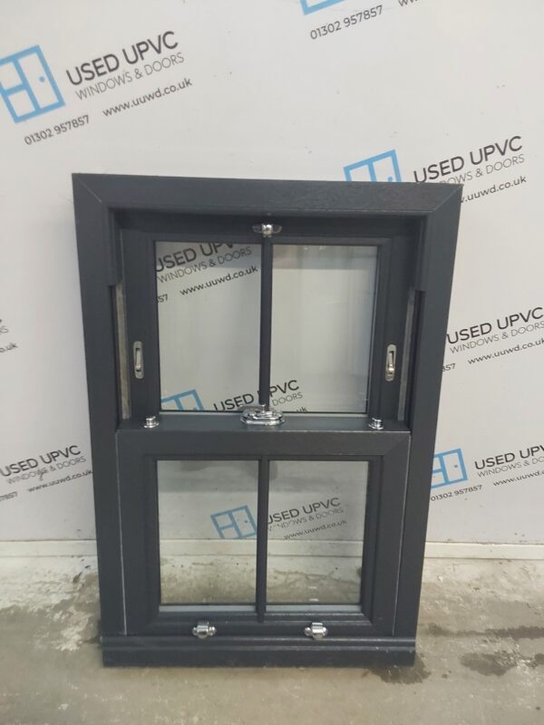 Brand New Anthracite Grey Upvc Sliding Sash Window (Ex-display) 600mm x 895mm SS03 - Image 6