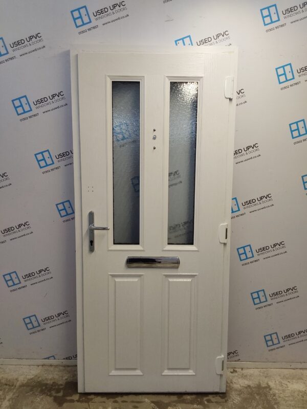 Used Dark Blue Composite Front Door 920mm x 2060mm 0243 - Image 2